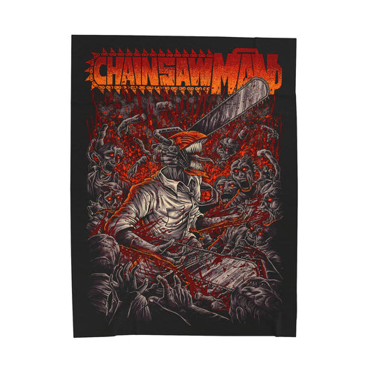 Chainsaw Man - Velveteen Plush Blanket