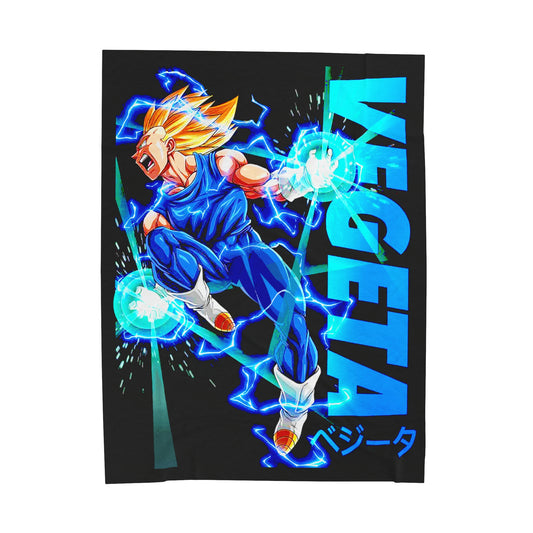 Dragon Ball - Vegeta - Velveteen Plush Blanket