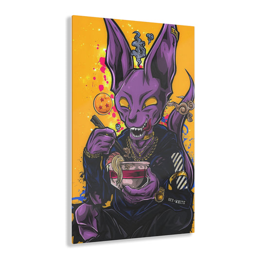 Dragon Ball - Lord Beerus Ramen - Acrylic Print