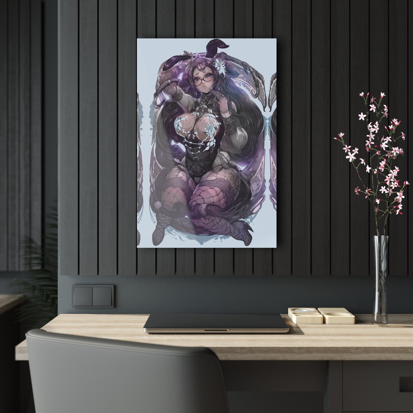 Sailor Moon - Sailor Saturn Bunny - Fine Art Acrylic Print