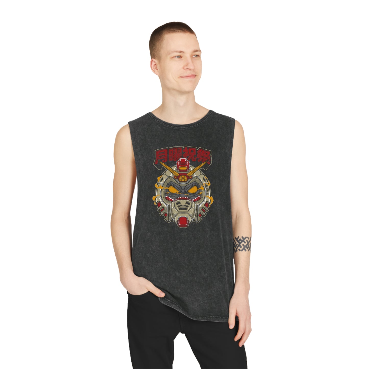 Gundam - Stonewash Tank Top