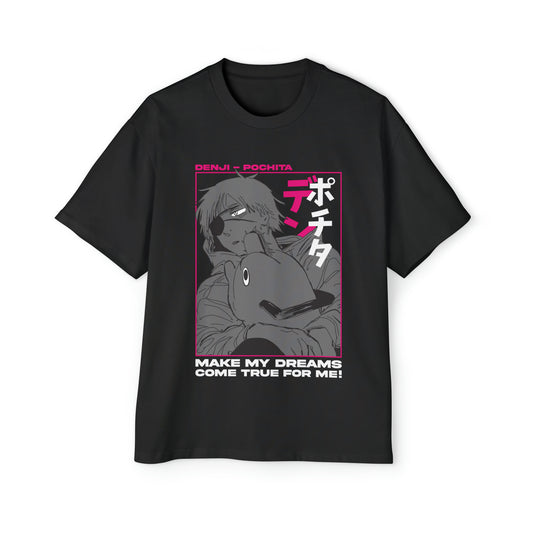 Chainsaw Man - Denji and Pochita Dreams - Heavy Oversized Tee