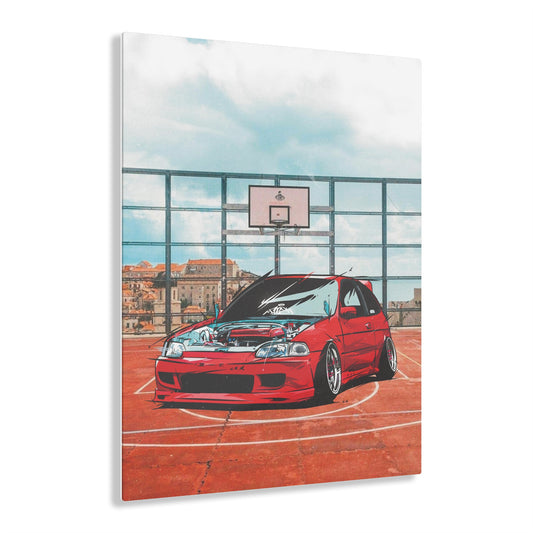 Kid Tweak X r0cean11 - Civic "Sapphire" - Acrylic Print