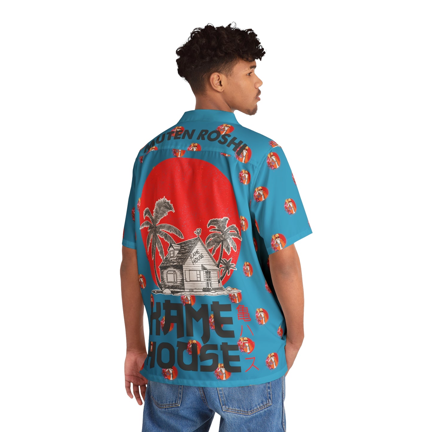 Dragon Ball - Kame House - Mens Hawaiian Shirt