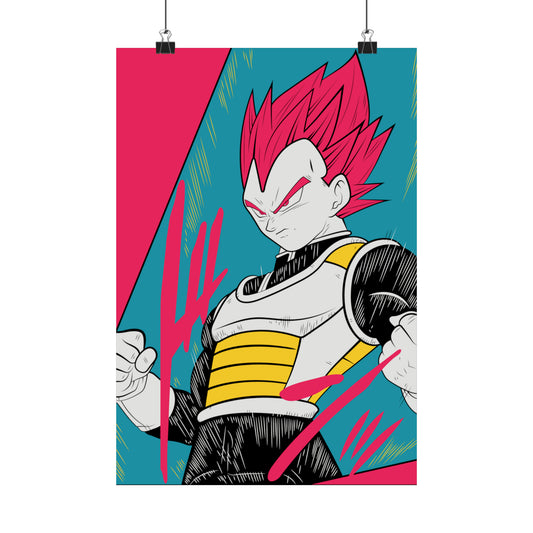 Dragon Ball - Vegeta - Retro Poster