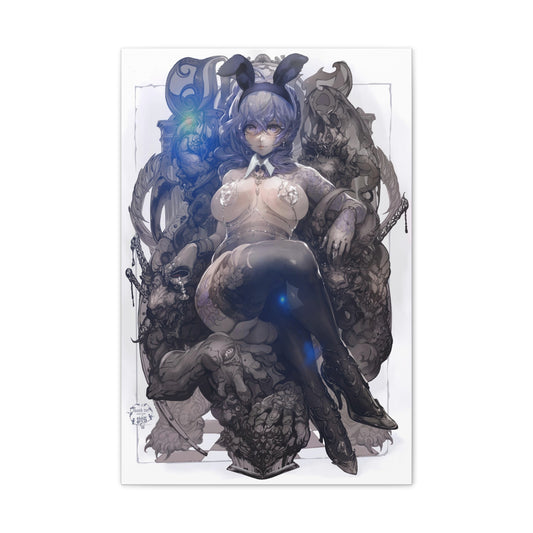 Ghost In The Shell Bunny - Fine Art Canvas