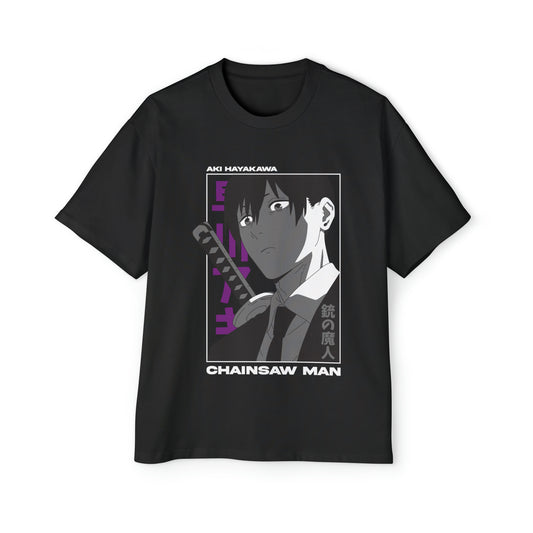 Chainsaw Man - Aki Hayakawa - Heavy Oversized Tee