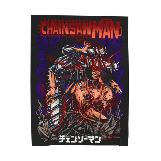 Chainsaw Man - Velveteen Plush Blanket