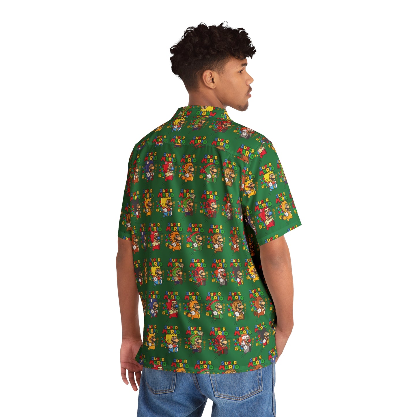 Mario - Pop Culture Powers - Kalikimaka (Christmas) Hawaiian Shirt