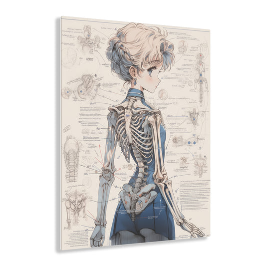 Sailor Moon - Sailor Uranus Skeleton - Acrylic Print