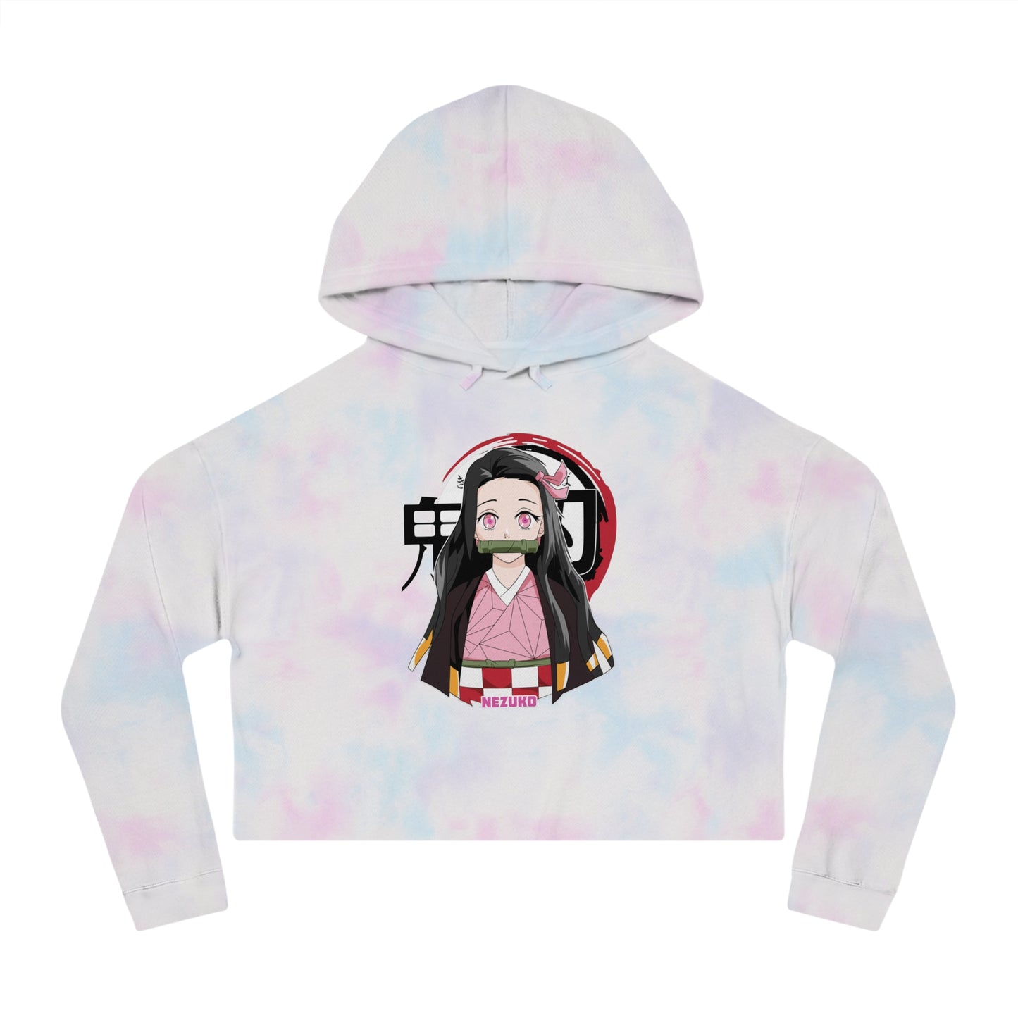 Demon Slayer - Nezuko - Womens Cropped Hoodie