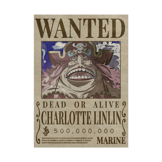 One Piece - Charlotte LinLin Wanted Poster