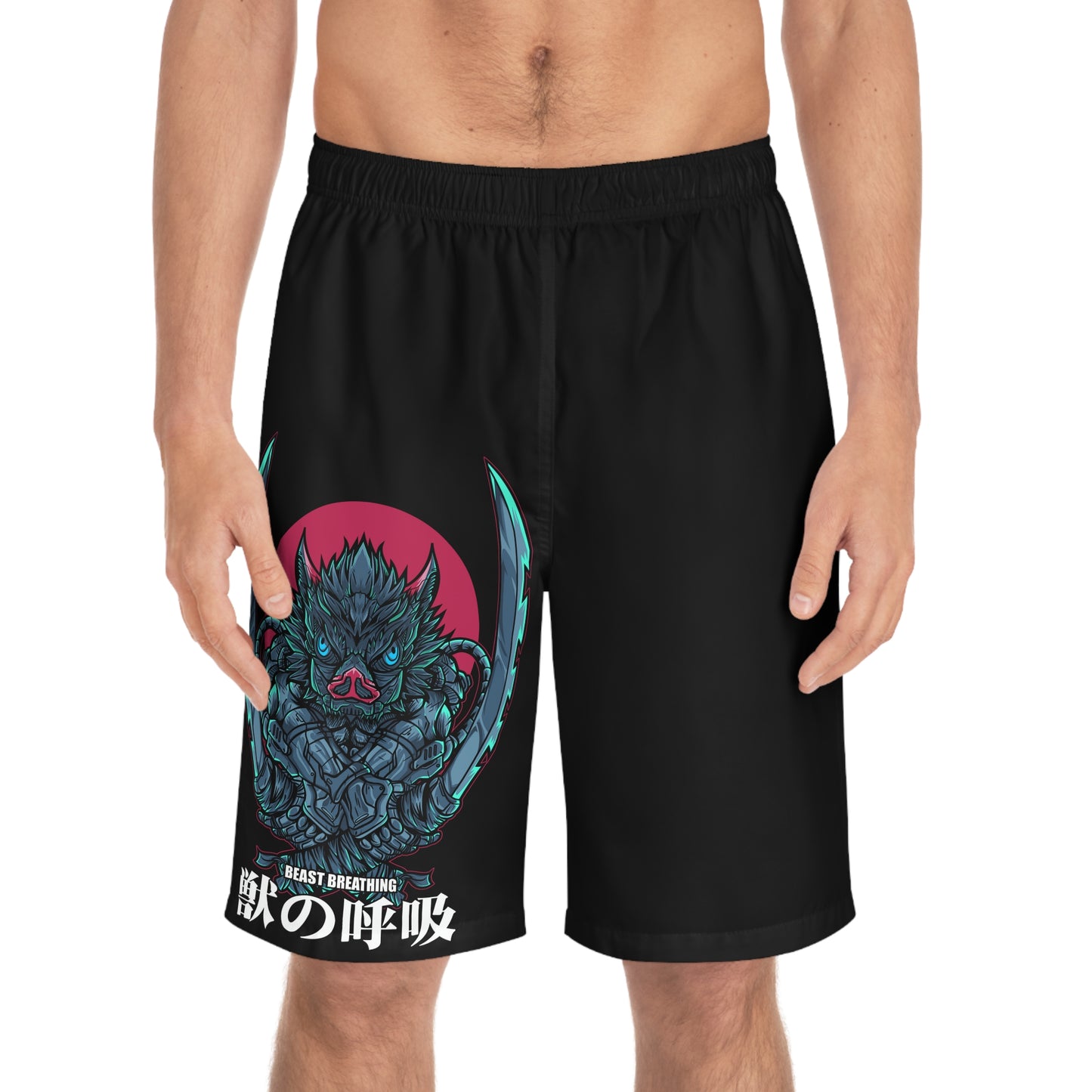 Demon Slayer - Beast Breathing - Board Shorts