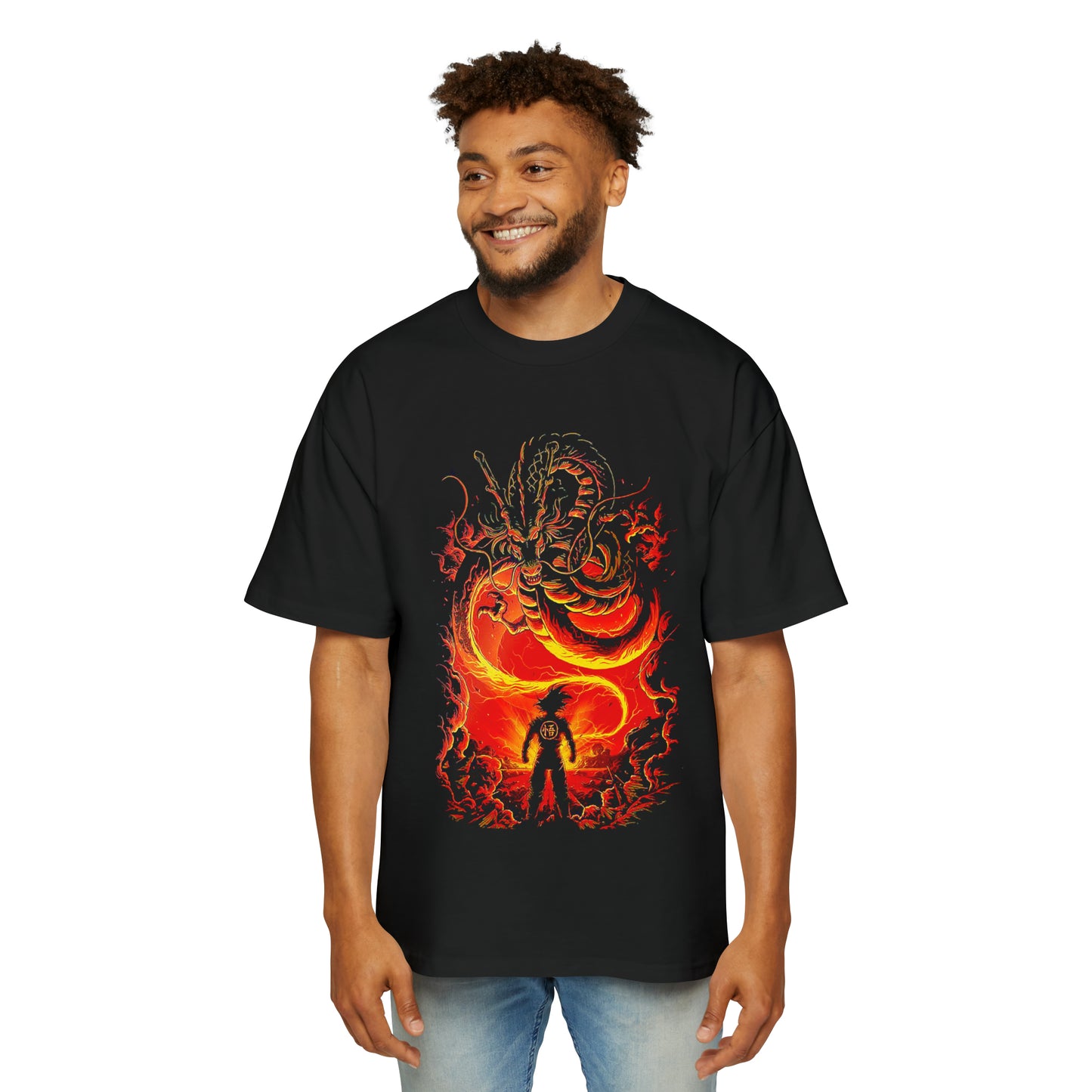 Dragon Ball - Stand Before the Dragon - Heavy Oversized Tee