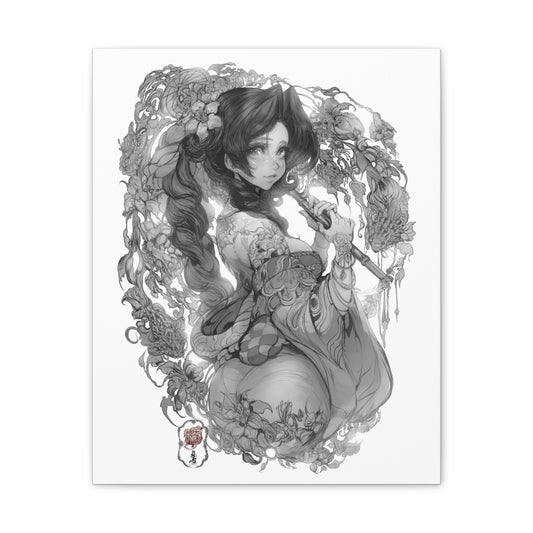 Final Fantasy 7 - Aerith - Fina Art Canvas