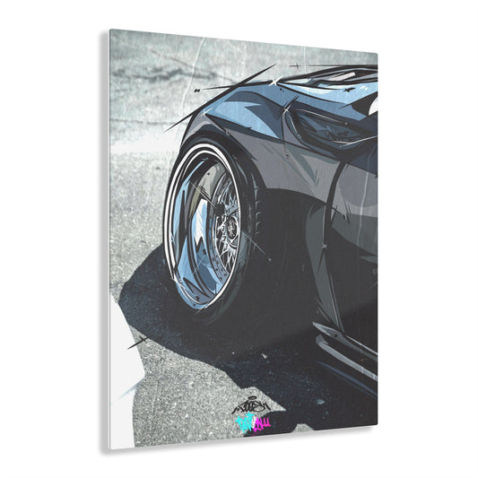 Kid Tweak X r0cean11 - Grey FRZ86 - Acrylic Print