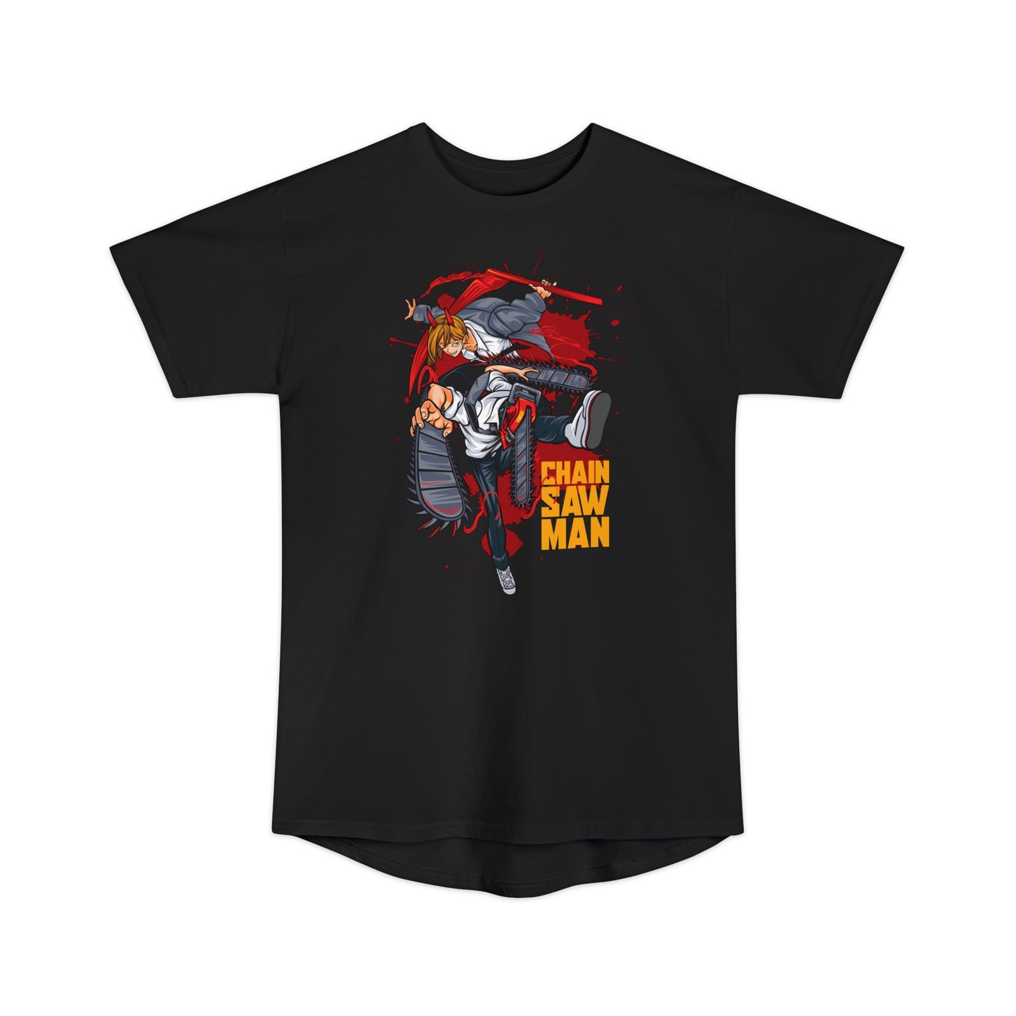 Chainsaw Man - Chainsaw Power -  Long Body Urban Tee