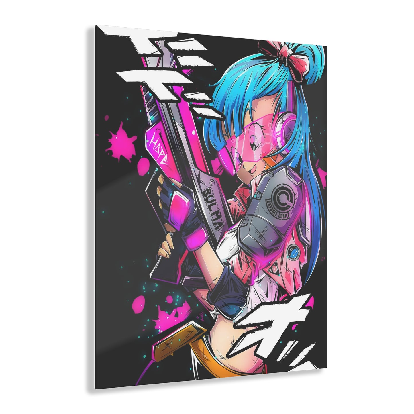 Dragon Ball - Cyber Fighter Bulma - Acrylic Print