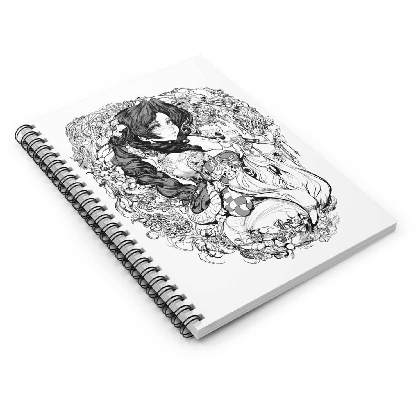 Final Fantasy 7 - Aerith Line Work - Notebook