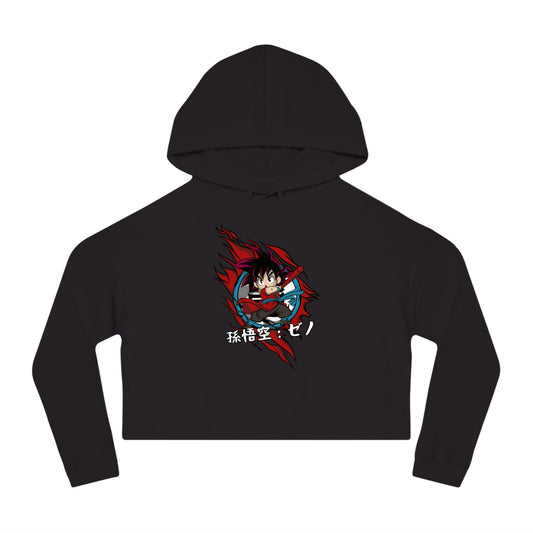 Dragon Ball - Kid Goku - Womens Cropped Hoodie