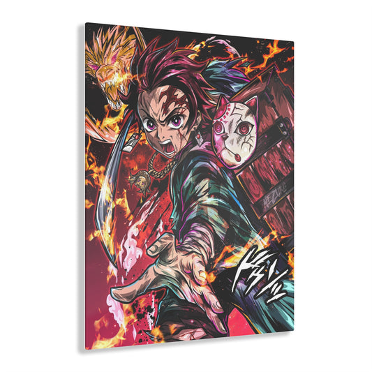 Demon Slayer - Sun Breathing - Acrylic Print