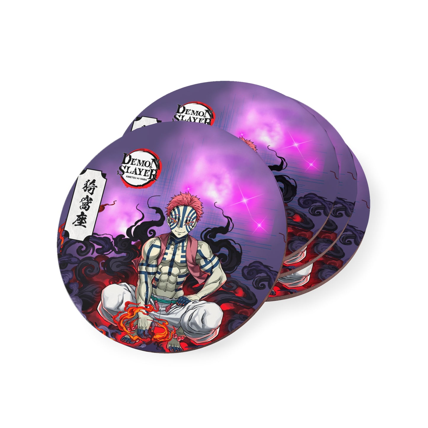 Demon Slayer - Akaza - Coasters