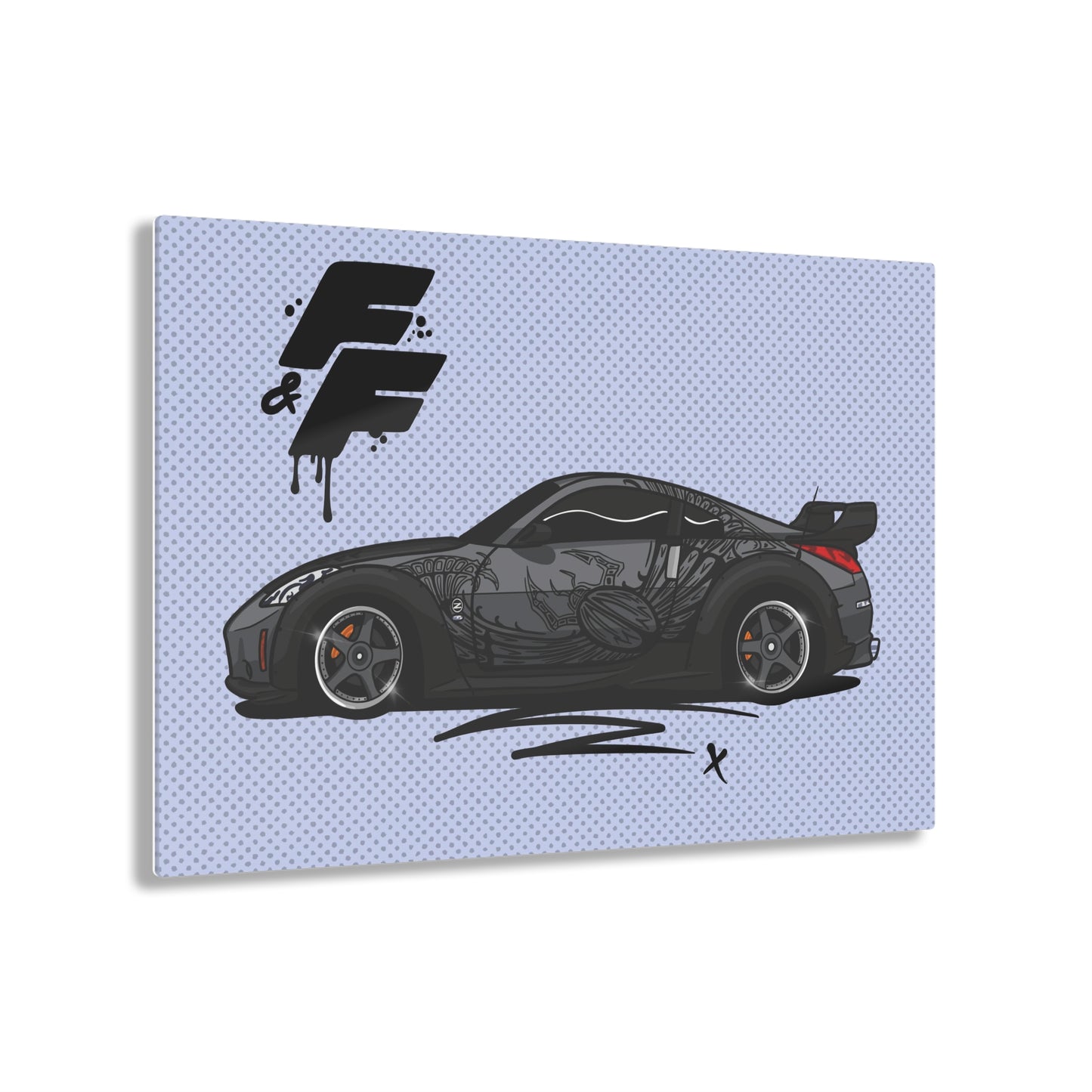 Sxetched X r0cean11 - FF 350Z - Acrylic Print