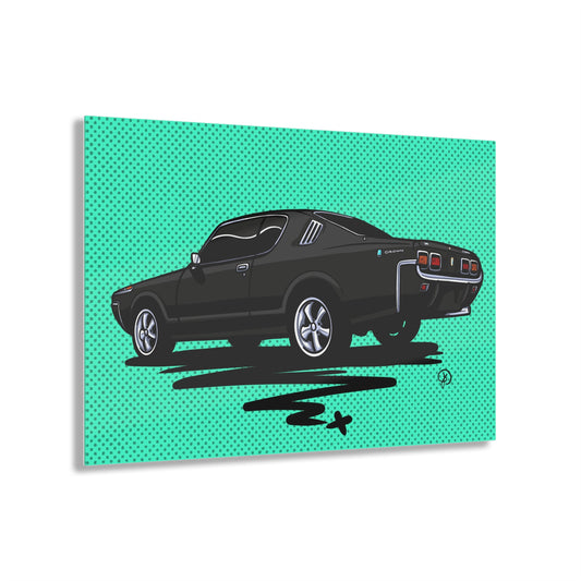 Sxetched X r0cean11 - 1971 Toyota Crown Hardtop Deluxe - Acrylic Print