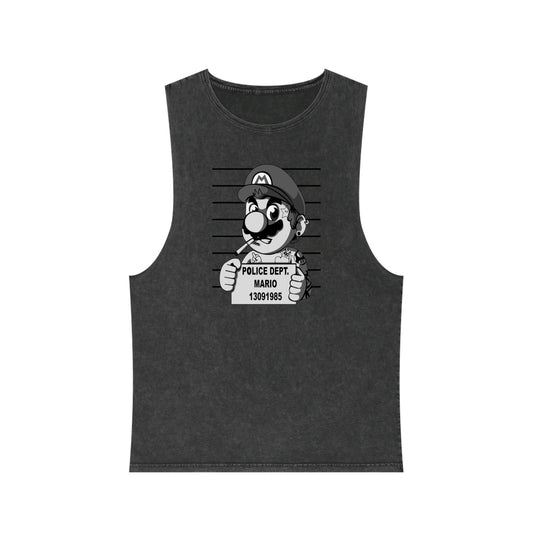 Mario - Mug Shot - Stonewash Tank Top