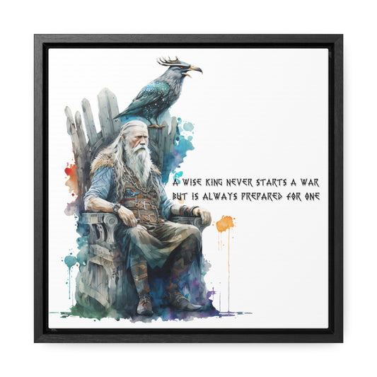 A Wise King Canvas