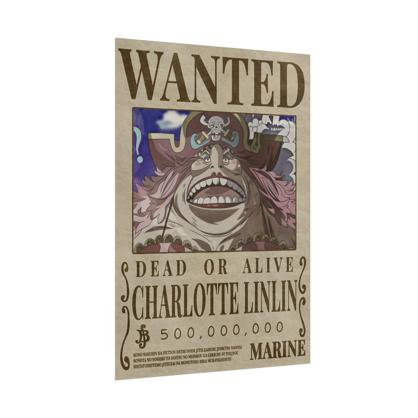 One Piece - Charlotte LinLin Wanted Poster