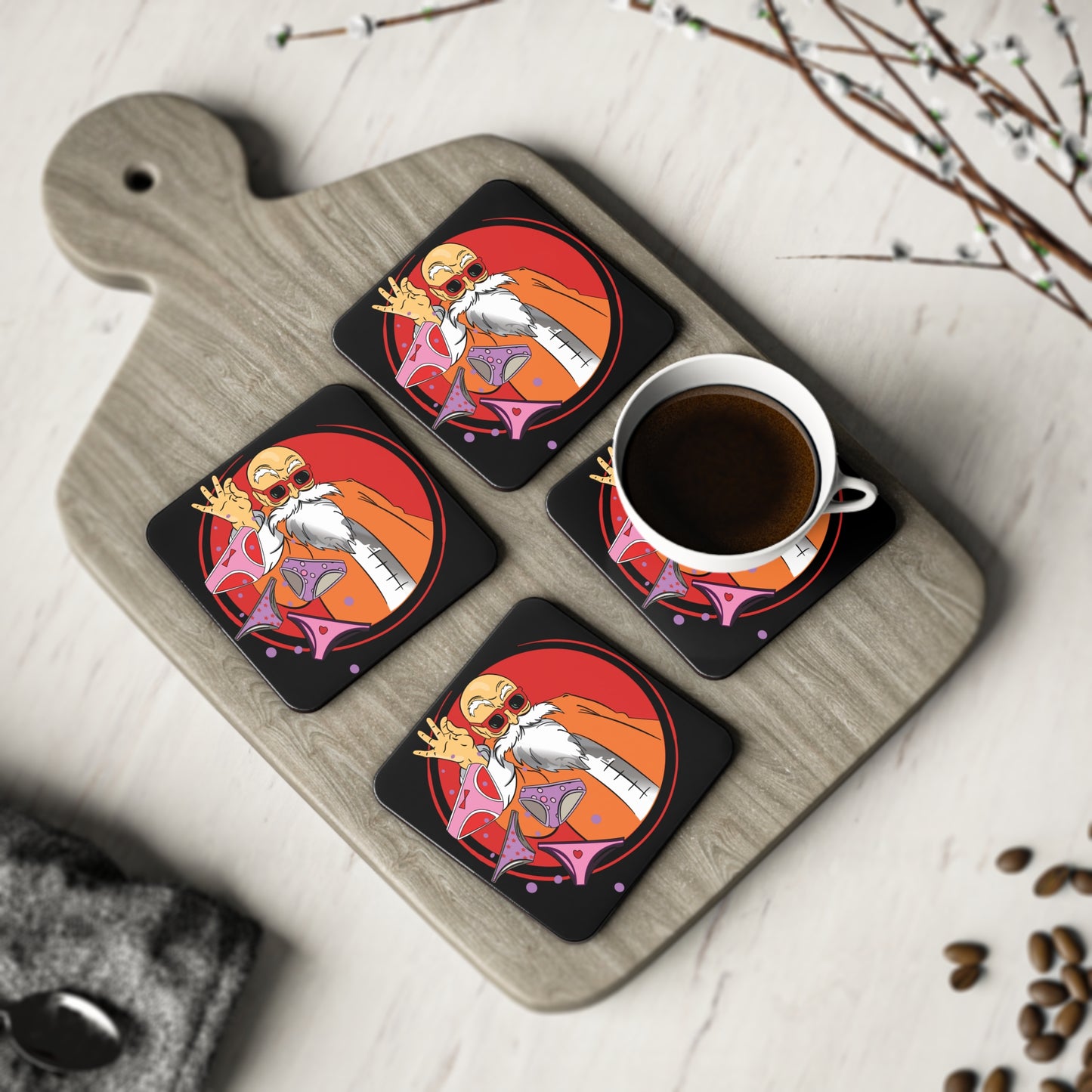 Dragon Ball - Roshi - Coasters