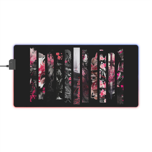 Sakura Collection - LED Gaming Mouse Pad