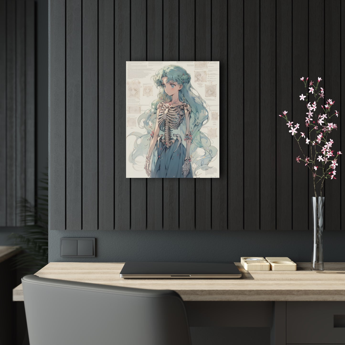 Sailor Moon - Sailor Neptune Skeleton - Acrylic Print