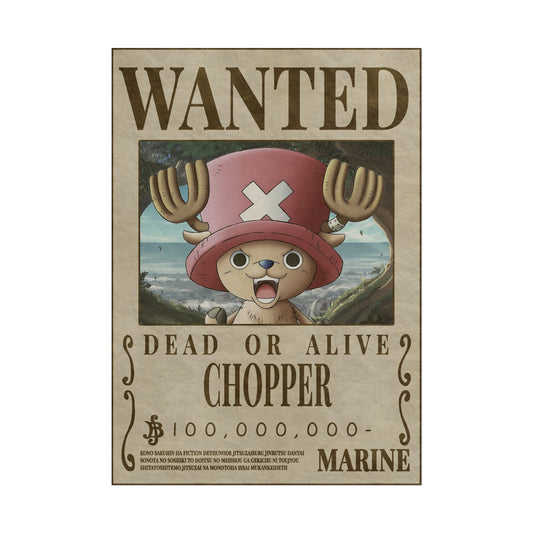 One Piece - Chopper Wanted Poster