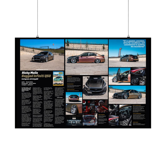 Stance Auto Magazine - 2015 Infiniti Q50 - Poster