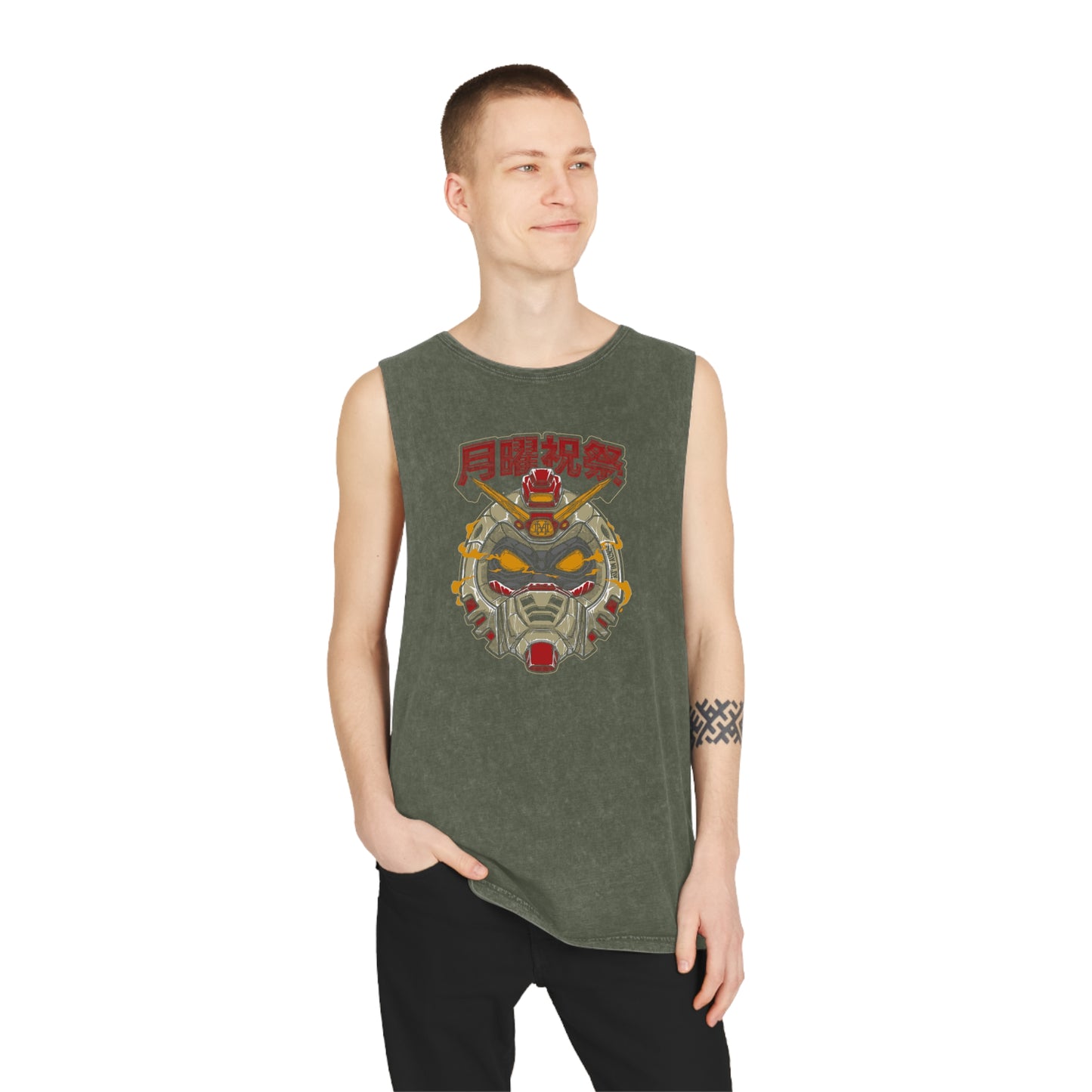 Gundam - Stonewash Tank Top